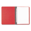 Pressboard Report Cover With Tyvek Reinforced Hinge, Two-Piece Prong Fastener, 3" Capacity, 8.5 X 11, Executive Red