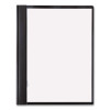 Accohide Frosted Front Report Cover, Prong Fastener, 3" Capacity, 500 Sheets, 8.5 X 11, Frosted/Black