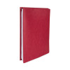 Expandable Hanging Data Binder, 2 Posts, 6" Capacity, 11 X 8.5, Red
