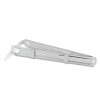 Premium Two-Piece Two-Prong Paper Fastener Base And Compressor Sets, 1" Capacity, 2.75" Center To Center, Silver, 50/Box