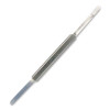 Premium Two-Prong Fastener Bases, 2" Capacity, 2.75" Center To Center, Silver, 100/Box