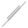 Premium Two-Piece Two-Prong Paper Fastener Base And Compressor Sets, 3.5" Capacity, 4.25" Center To Center, Silver, 50/Box