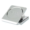 Magnetic Clips, 0.88" Jaw Capacity, Silver, 12/Pack