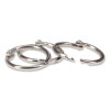 Metal Book Rings, 0.75" Diameter, 100/Box