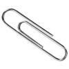 Paper Clips, #3, Smooth, Silver, 100 Clips/Box, 10 Boxes/Pack