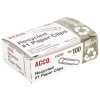 Recycled Paper Clips, #1, Smooth, Silver, 100 Clips/Box, 10 Boxes/Pack