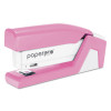 Incourage Spring-Powered Compact Stapler, 20-Sheet Capacity, Pink/Gray
