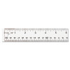 Clear Flexible Acrylic Ruler, Standard/Metric, 12" Long, Clear