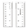 Clear Flexible Acrylic Ruler, Standard/Metric, 18" Long, Clear