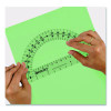 180 Degree Protractor, Plastic, 6" Ruler Edge/180 Degree, Clear