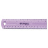 12" Jewel Colored Ruler, Standard/Metric, Plastic