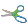 Ultra Soft Handle Scissors With Antimicrobial Protection, Round Tip, 5" Long, 2" Cut Length, Randomly Assorted Handle Color