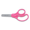 For Kids Scissors, Rounded Tip, 5" Long, 1.75" Cut Length, Straight Assorted Color Handles, 6/Pack