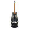 Halo Colored Pencil Non-Stick Electric Sharpener, Ac-Powered, 3.5 X 6.75, Black/Silver