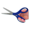 Titanium Bonded Scissors, 8" Long, 3.5" Cut Length, Straight Navy Handle
