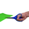 Scissors With Antimicrobial Protection, 8" Long, 3.25" Cut Length, Straight Blue/Gray Handle, 2/Pack