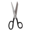 Kleencut Stainless Steel Shears, 8" Long, 3.75" Cut Length, Straight Black Handle