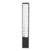Expanding Time Card Rack, 25 Pockets, Plastic, Black
