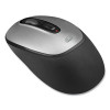 Imouse A10 Antimicrobial Wireless Mouse, 2.4 Ghz Frequency/30 Ft Wireless Range, Left/Right Hand Use, Black/Silver