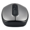 Imouse A10 Antimicrobial Wireless Mouse, 2.4 Ghz Frequency/30 Ft Wireless Range, Left/Right Hand Use, Black/Silver