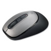 Imouse A10 Antimicrobial Wireless Mouse, 2.4 Ghz Frequency/30 Ft Wireless Range, Left/Right Hand Use, Black/Silver