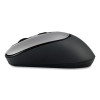 Imouse A10 Antimicrobial Wireless Mouse, 2.4 Ghz Frequency/30 Ft Wireless Range, Left/Right Hand Use, Black/Silver