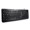Akb132Ub 118-Key Mm Desktop Usb Keyboard, Black