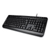 Akb132Ub 118-Key Mm Desktop Usb Keyboard, Black