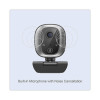 Cybertrack M1 Hd Fixed Focus Usb Webcam With Ai Motion/Facial Tracking, 1920 Pixels x 1080 Pixels, 2.1 Mpixels, Black/Silver