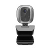 Cybertrack M1 Hd Fixed Focus Usb Webcam With Ai Motion/Facial Tracking, 1920 Pixels x 1080 Pixels, 2.1 Mpixels, Black/Silver