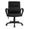 Alera Breich Series Manager Chair, Supports Up To 275 Lbs, 16.73" To 20.39" Seat Height, Black Seat/Back, Black Base