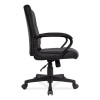 Alera Breich Series Manager Chair, Supports Up To 275 Lbs, 16.73" To 20.39" Seat Height, Black Seat/Back, Black Base