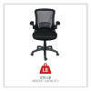 Alera Eb-E Series Swivel/Tilt Mid-Back Mesh Chair, Supports Up To 275 Lb, 18.11" To 22.04" Seat Height, Black