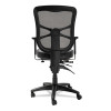 Alera Elusion Series Mesh Mid-Back Multifunction Chair, Supports Up To 275 Lb, 17.7" To 21.4" Seat Height, Black