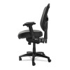 Alera Elusion Series Mesh Mid-Back Multifunction Chair, Supports Up To 275 Lb, 17.7" To 21.4" Seat Height, Black