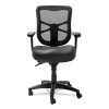 Alera Elusion Series Mesh Mid-Back Multifunction Chair, Supports Up To 275 Lb, 17.7" To 21.4" Seat Height, Black