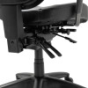 Alera Elusion Series Mesh Mid-Back Multifunction Chair, Supports Up To 275 Lb, 17.7" To 21.4" Seat Height, Black