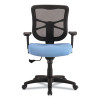 Alera Elusion Series Mesh Mid-Back Swivel/Tilt Chair, Supports Up To 275 Lb, 17.9" To 21.8" Seat Height, Light Blue Seat