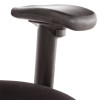 Alera Elusion Series Mesh Mid-Back Multifunction Chair, Prem Fabric, Supports Up To 275 Lb, 17.7" To 21.4" Seat Height, Black