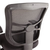 Alera Elusion Series Mesh Mid-Back Multifunction Chair, Prem Fabric, Supports Up To 275 Lb, 17.7" To 21.4" Seat Height, Black