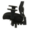 Alera Etros Series Mesh Mid-Back Petite Multifunction Chair, Supports Up To 275 Lb, 17.16" To 20.86" Seat Height, Black