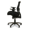 Alera Etros Series Mesh Mid-Back Petite Multifunction Chair, Supports Up To 275 Lb, 17.16" To 20.86" Seat Height, Black