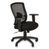 Alera Etros Series Mesh Mid-Back Petite Swivel/Tilt Chair, Supports Up To 275 Lb, 17.71" To 21.65" Seat Height, Black