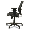 Alera Etros Series Suspension Mesh Mid-Back Synchro Tilt Chair, Supports Up To 275 Lb, 15.74" To 19.68" Seat Height, Black