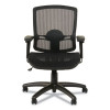 Alera Etros Series Suspension Mesh Mid-Back Synchro Tilt Chair, Supports Up To 275 Lb, 15.74" To 19.68" Seat Height, Black