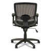 Alera Etros Series Suspension Mesh Mid-Back Synchro Tilt Chair, Supports Up To 275 Lb, 15.74" To 19.68" Seat Height, Black