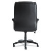 Alera Fraze Series Executive High-Back Swivel/Tilt Bonded Leather Chair, Supports 275 Lb, 17.71" To 21.65" Seat Height, Black