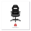 Racing Style Ergonomic Gaming Chair, Supports 275 Lb, 15.91" To 19.8" Seat Height, Black/Gray Trim Seat/Back, Black/Gray Base