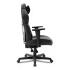 Racing Style Ergonomic Gaming Chair, Supports 275 Lb, 15.91" To 19.8" Seat Height, Black/Gray Trim Seat/Back, Black/Gray Base