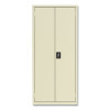 Economy Assembled Storage Cabinets, 4 Shelves, 30" x 15" x 66", Putty